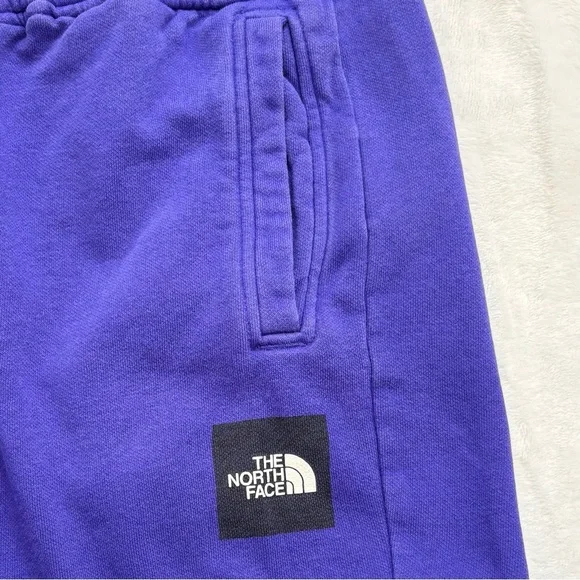 THE NORTH FACE  Men's Purple Jogger Sweatpants Small Logo Cotton Blend - Picture 5 of 9